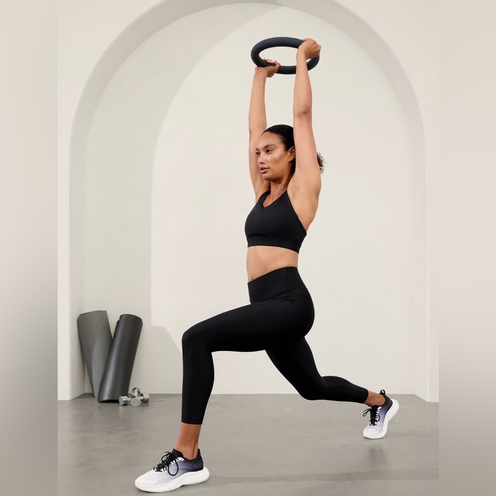 Athleta Black High-Support Sports Bra